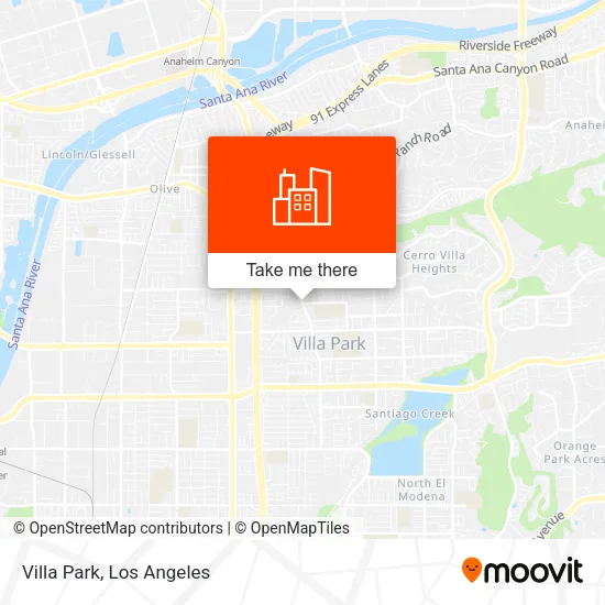 Villa Park map