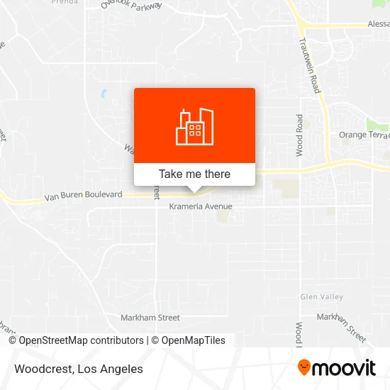 Woodcrest map