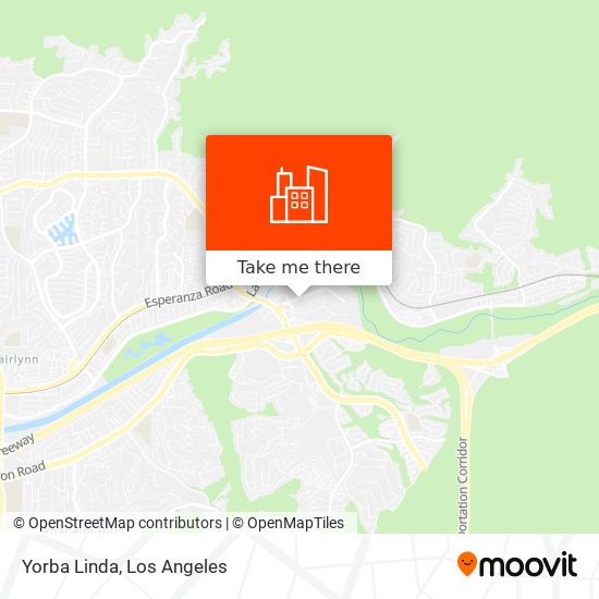 Mapa de Yorba Linda