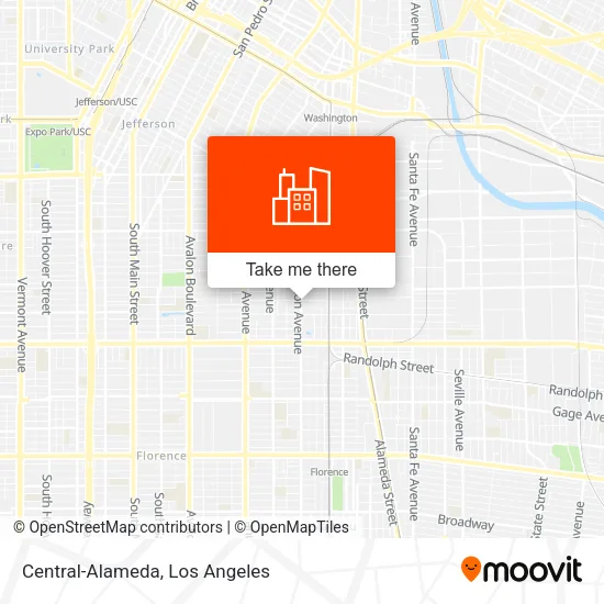 Central-Alameda map