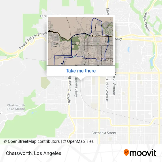 Chatsworth map