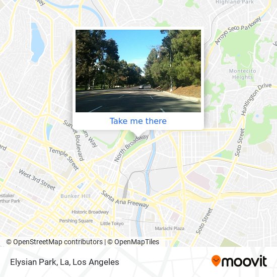 Mapa de Elysian Park, La