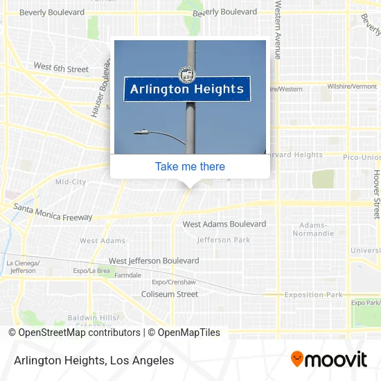 Arlington Heights map