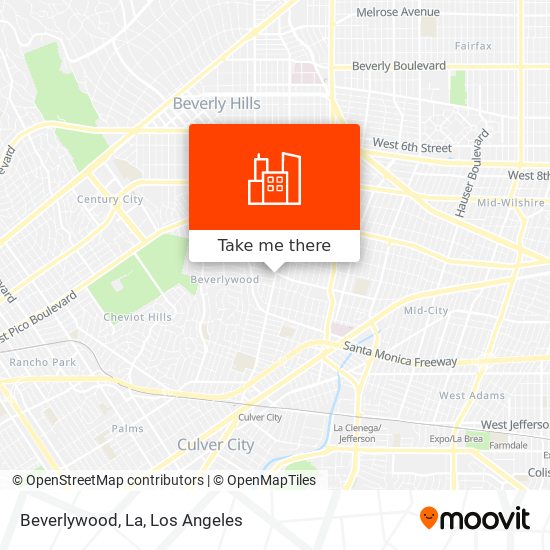 Mapa de Beverlywood, La