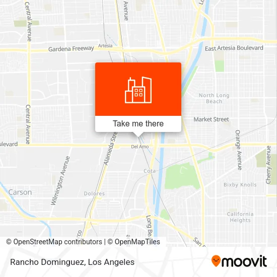 Rancho Dominguez map