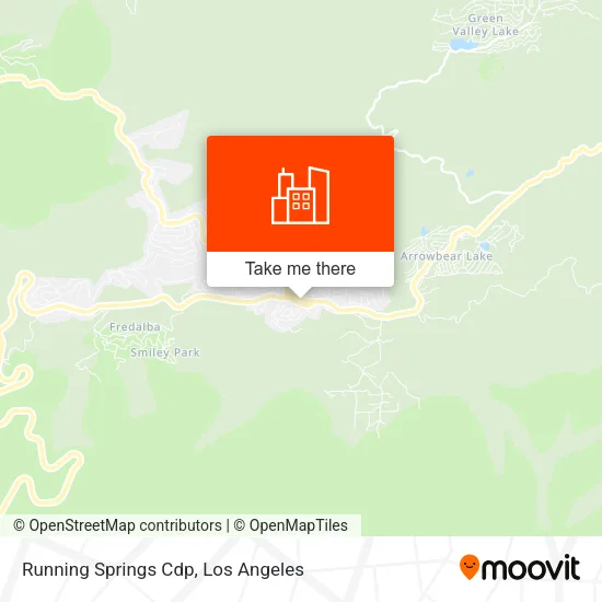 Running Springs Cdp map