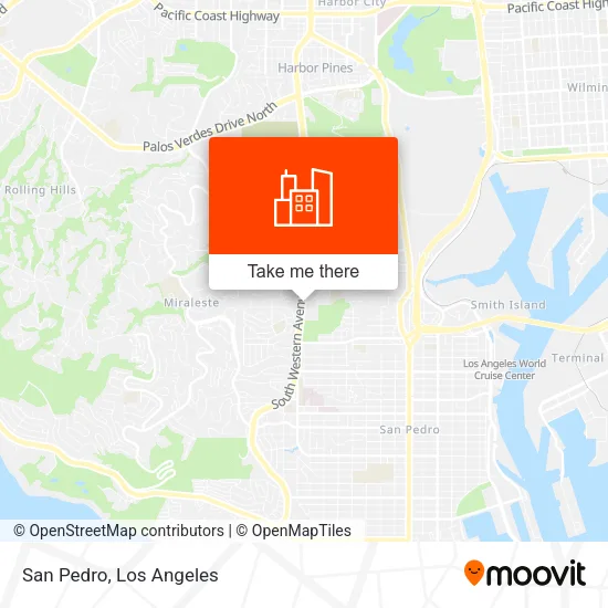 San Pedro map