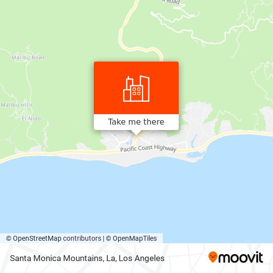 Mapa de Santa Monica Mountains, La