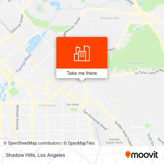 Shadow Hills map