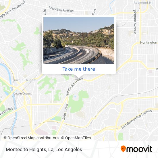 Mapa de Montecito Heights, La