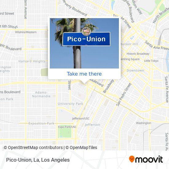Pico-Union, La map
