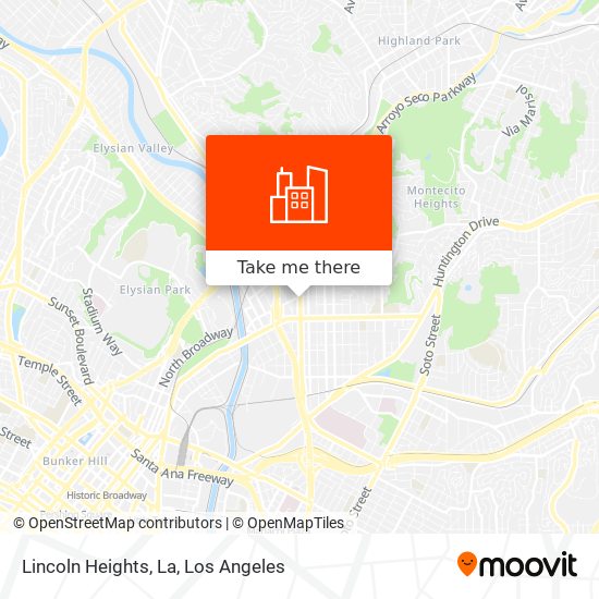 Mapa de Lincoln Heights, La