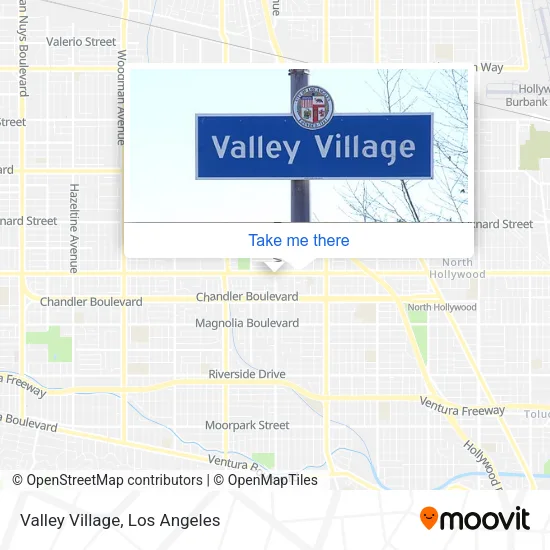 Valley Village map