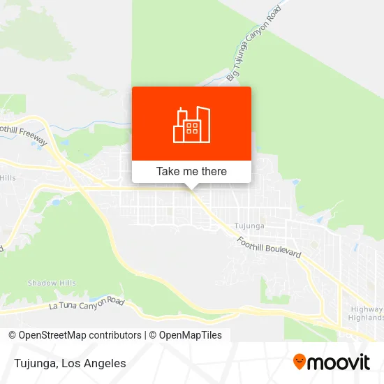 Tujunga map