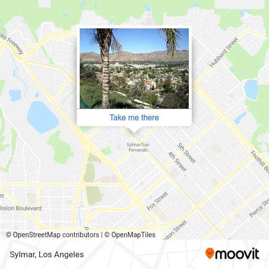 Sylmar map