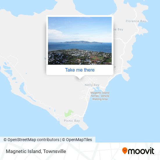 Mapa Magnetic Island