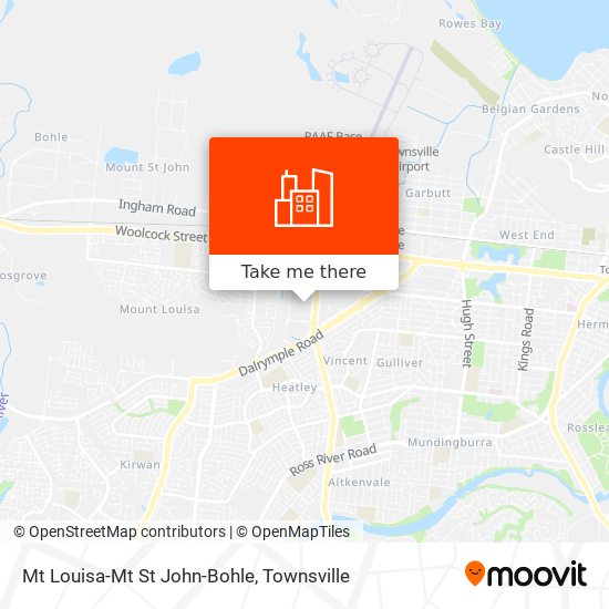 Mapa Mt Louisa-Mt St John-Bohle