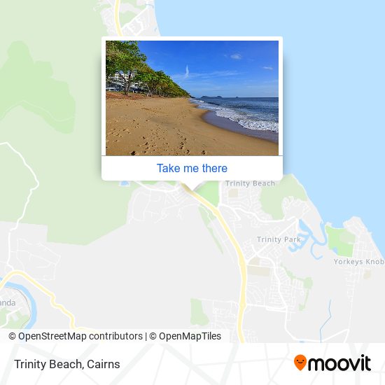 Trinity Beach map