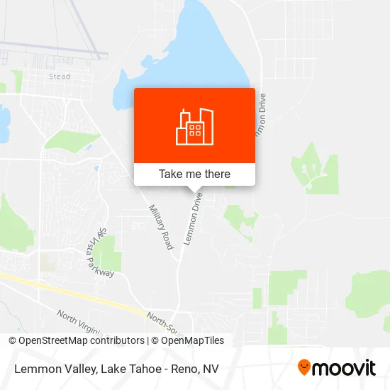 Lemmon Valley map
