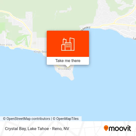 Crystal Bay map