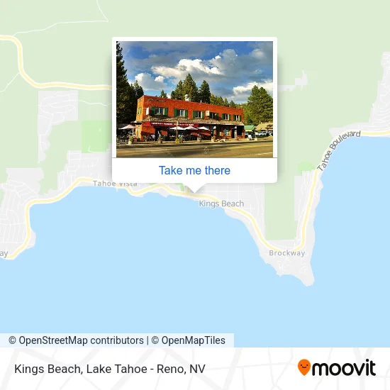 Kings Beach map