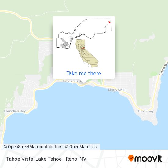 Tahoe Vista map