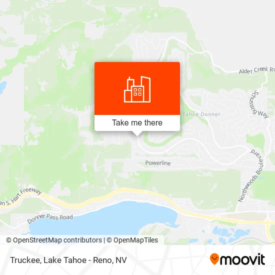 Truckee map