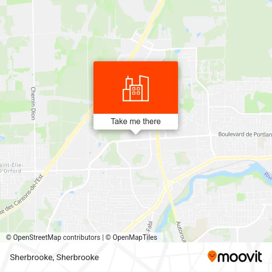 Sherbrooke map