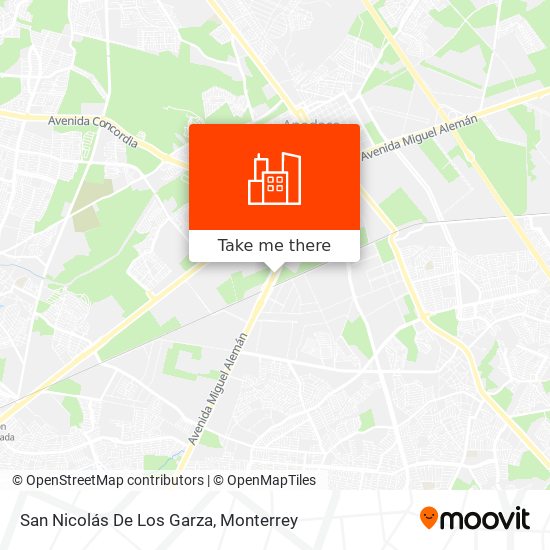 Mapa de San Nicolás De Los Garza