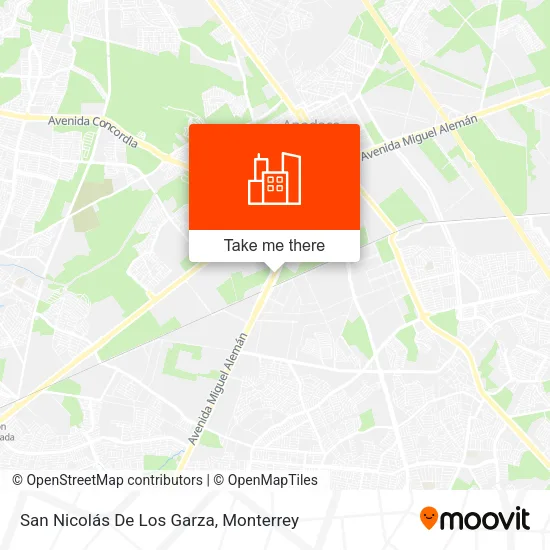 San Nicolás De Los Garza map