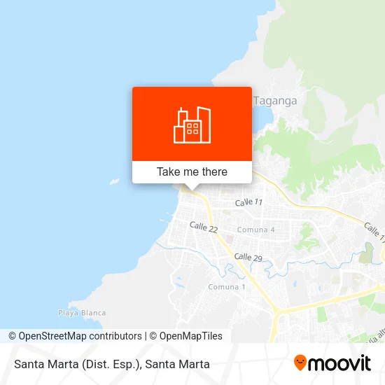 Santa Marta (Dist. Esp.) map