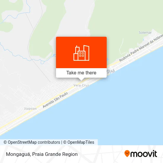 Mongaguá map