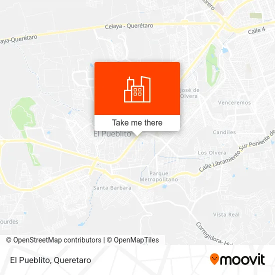 El Pueblito map