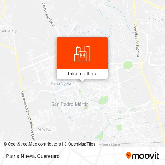 Patria Nueva map