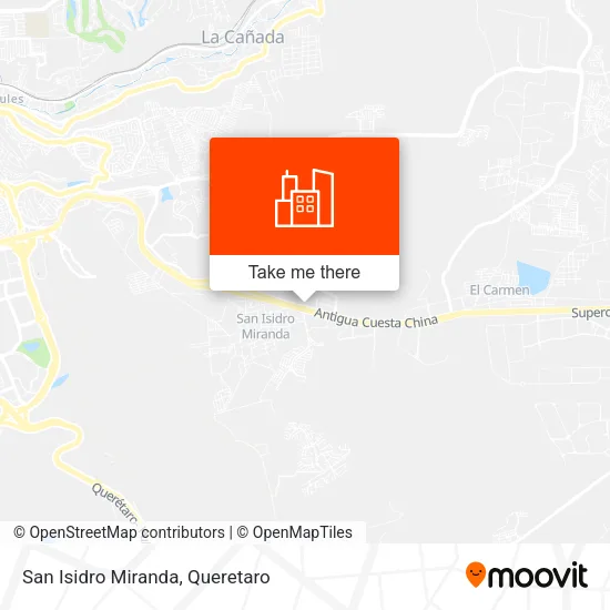 San Isidro Miranda map
