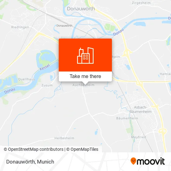 Карта Donauwörth