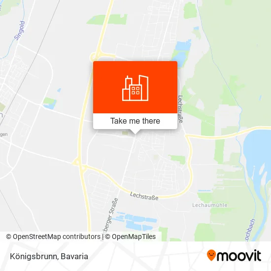 Карта Königsbrunn