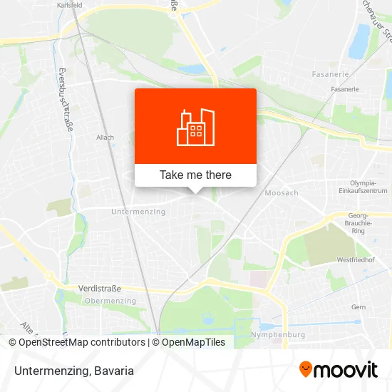 Карта Untermenzing