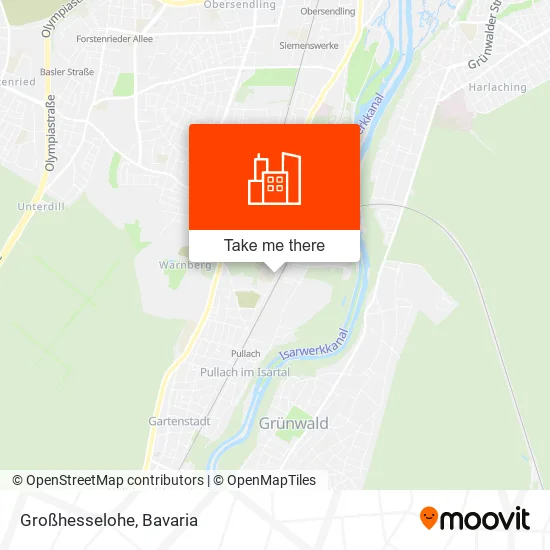 Карта Großhesselohe