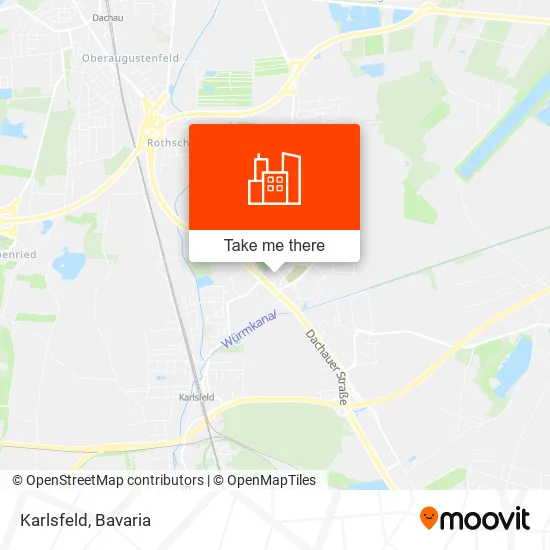 Карта Karlsfeld