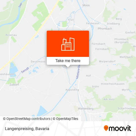 Карта Langenpreising
