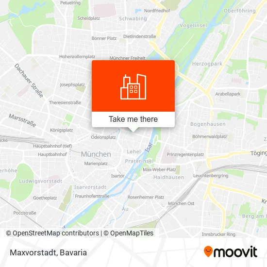 Карта Maxvorstadt