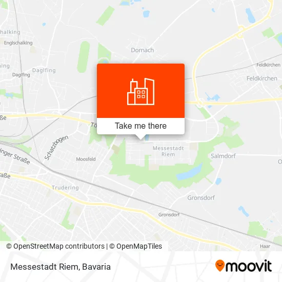Карта Messestadt Riem