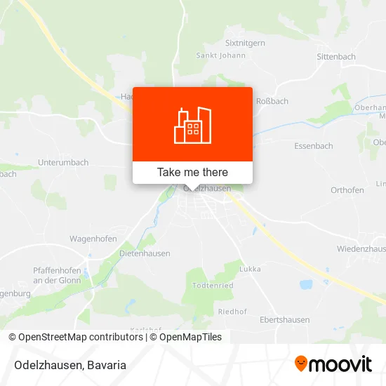 Карта Odelzhausen