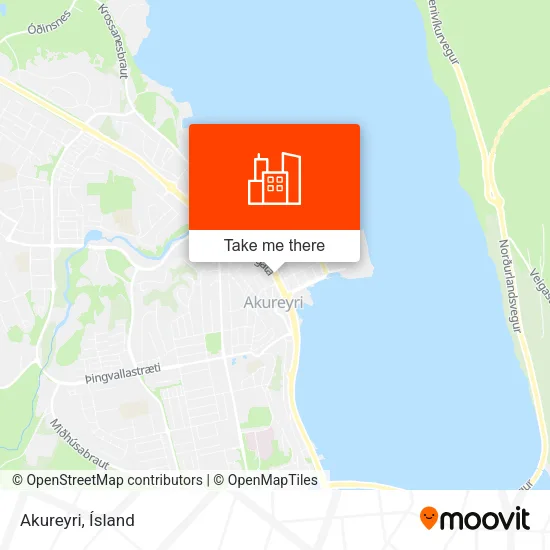 Akureyri map
