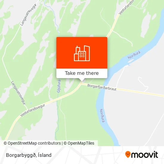 Borgarbyggð map