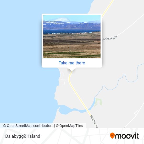 Dalabyggð map
