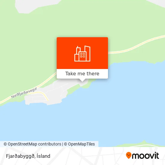Fjarðabyggð map