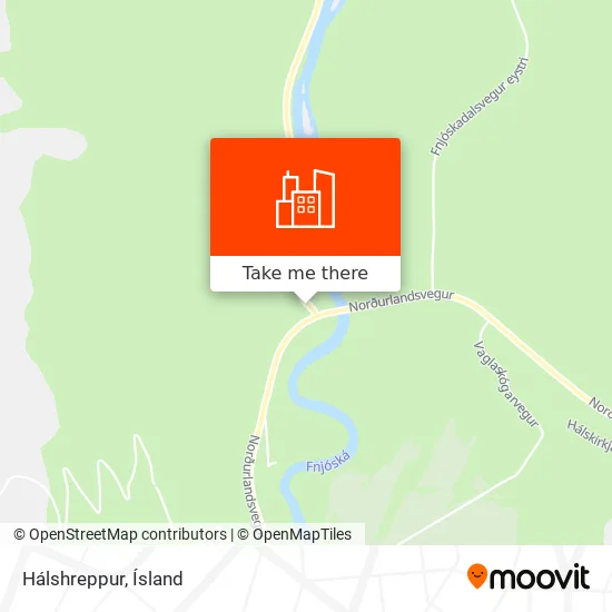 Hálshreppur map