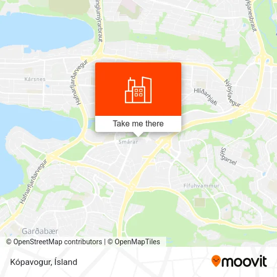 Kópavogur map